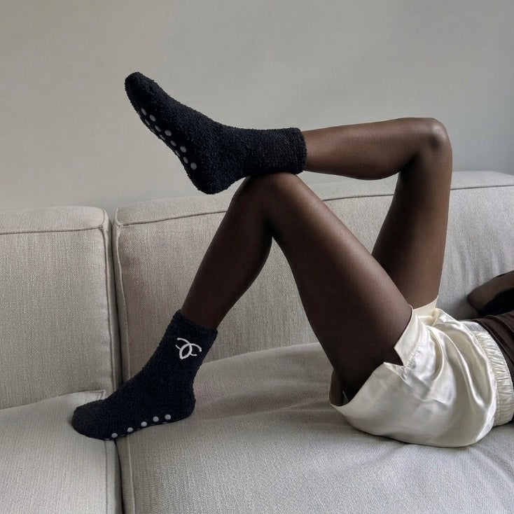 Francine Collections Fuzzy Non-Slip Socks