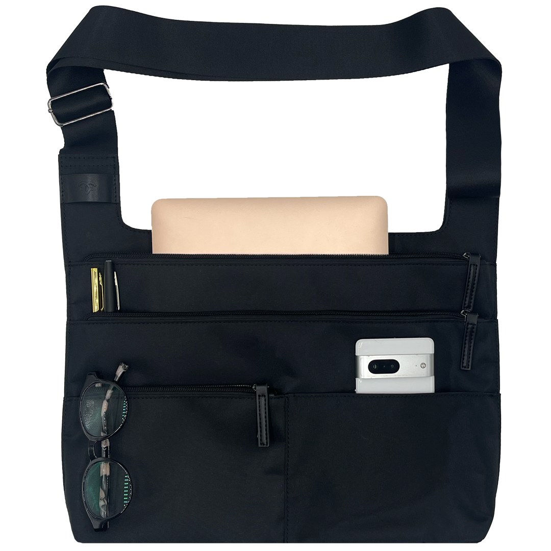 Montana – Slim 14" Laptop Crossbody Backpack – Unisex Design - Francine Collections