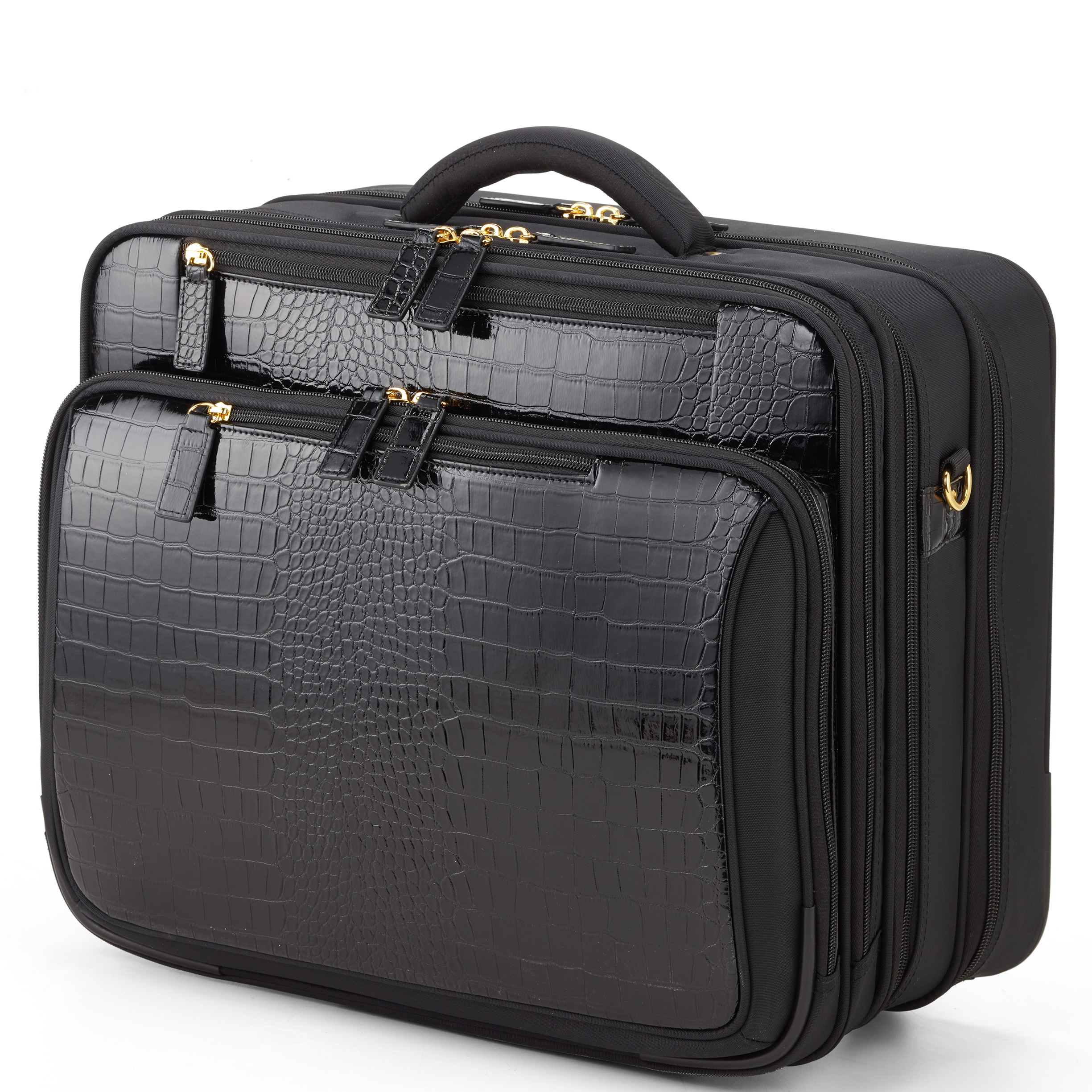 Croco Overnight Laptop Roller – 17” For Men and Women