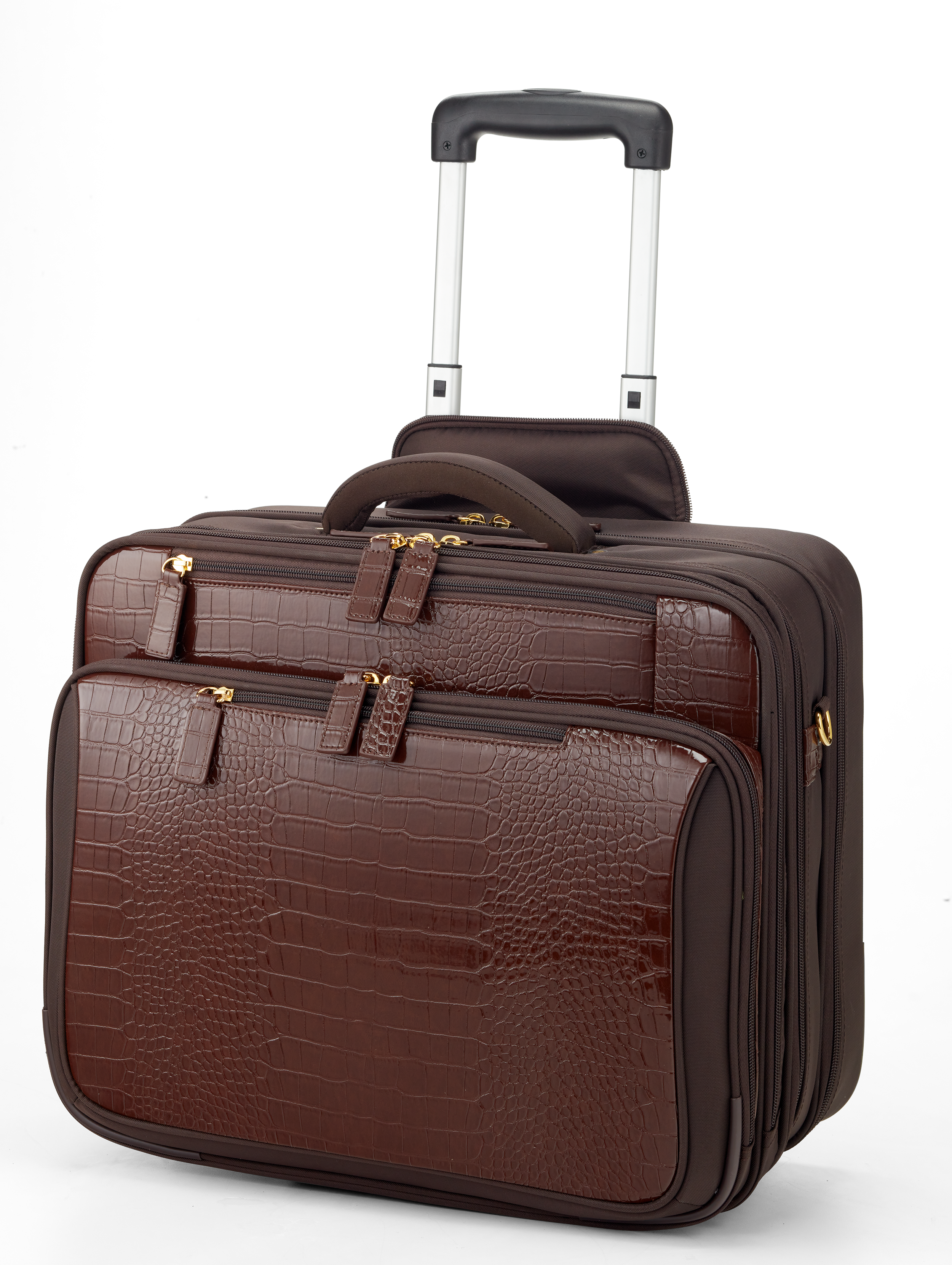 Croco Overnight Laptop Roller – 17” For Men and Women