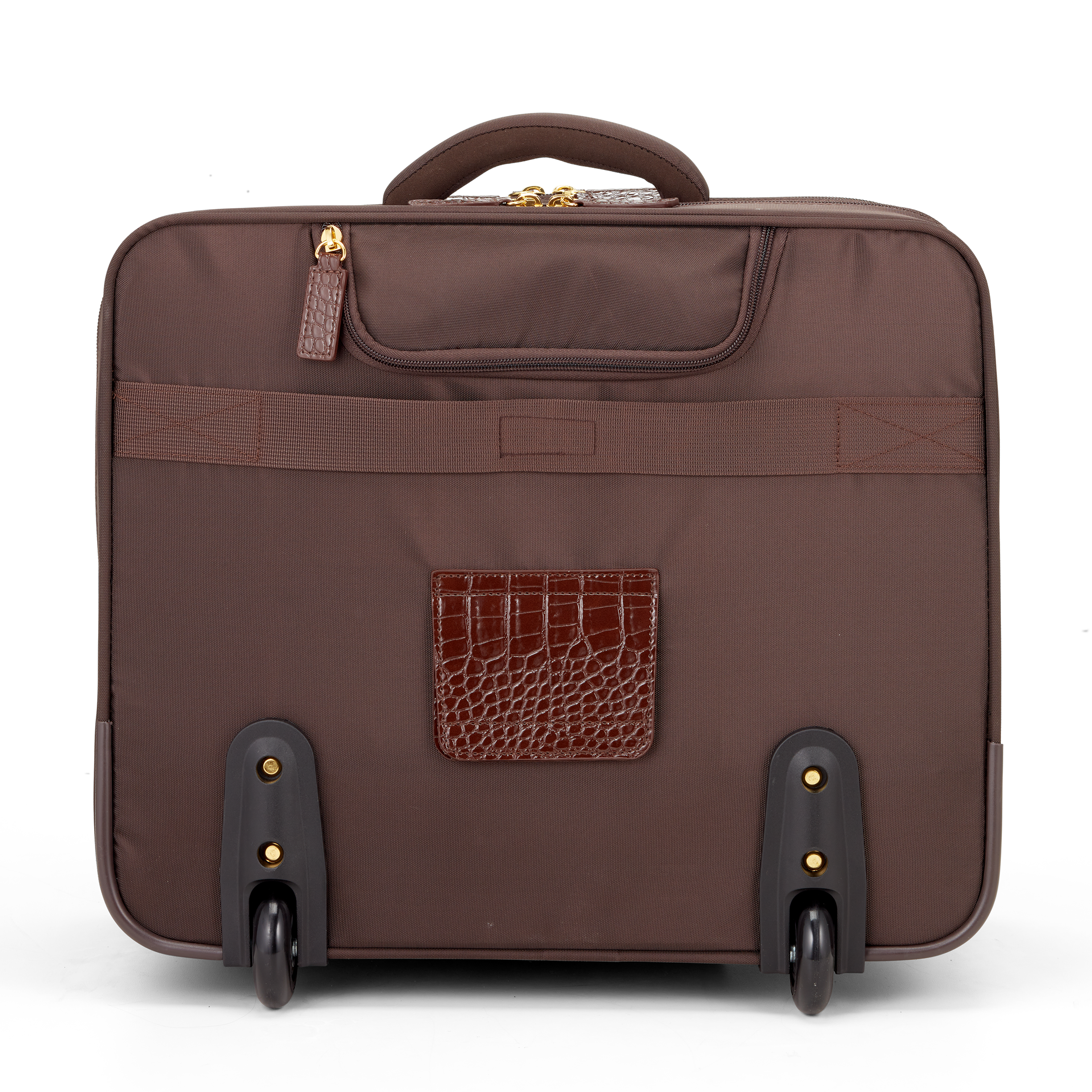 Croco Overnight Laptop Roller – 17” For Men and Women