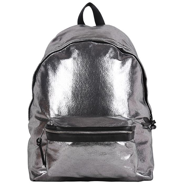 The Glitter Shiny Backpack | Spacious and Dazzling | Girls & Ladies  Backpack Silver/Black