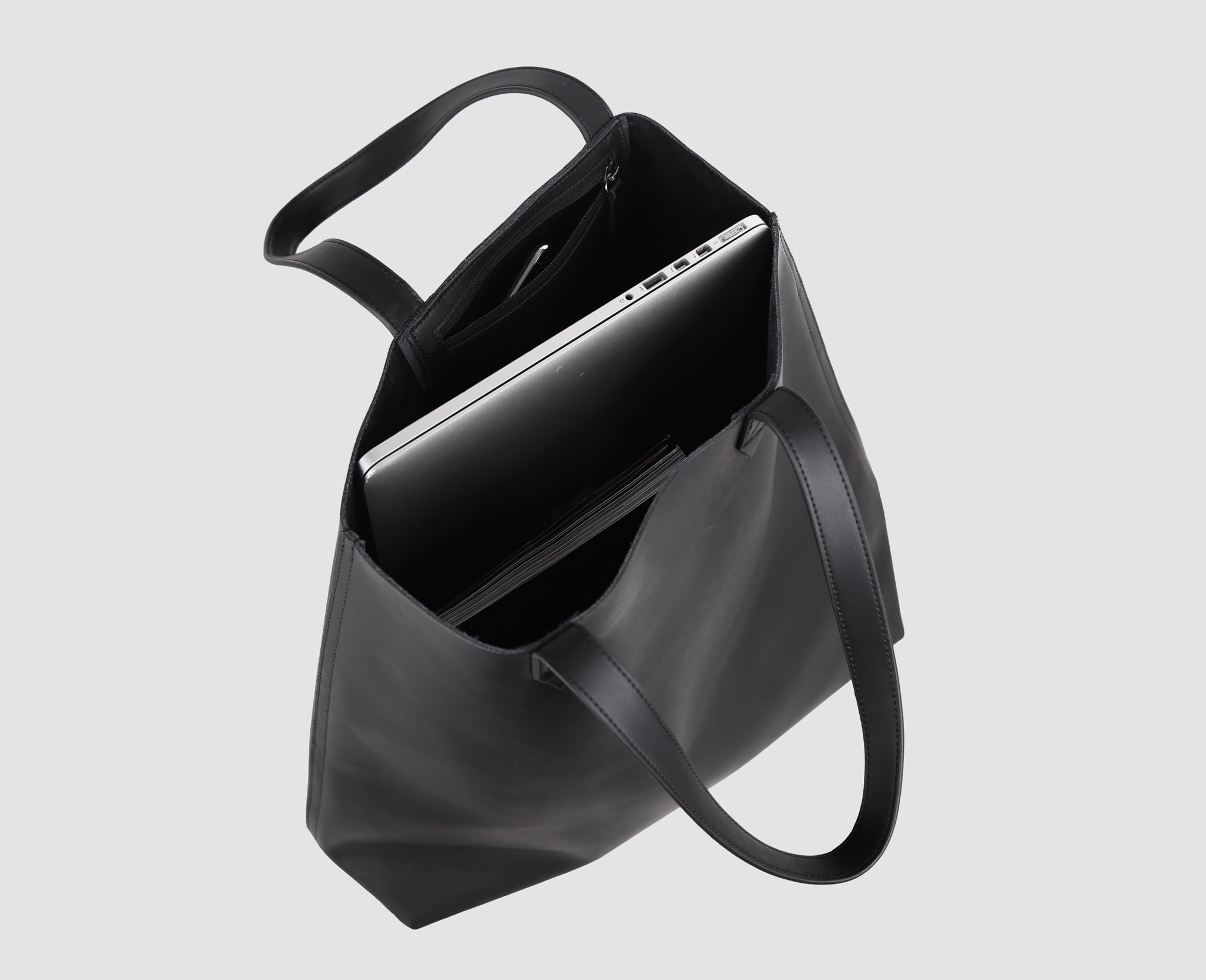 Carryall Made Easy Genuine Leather Tote 16”