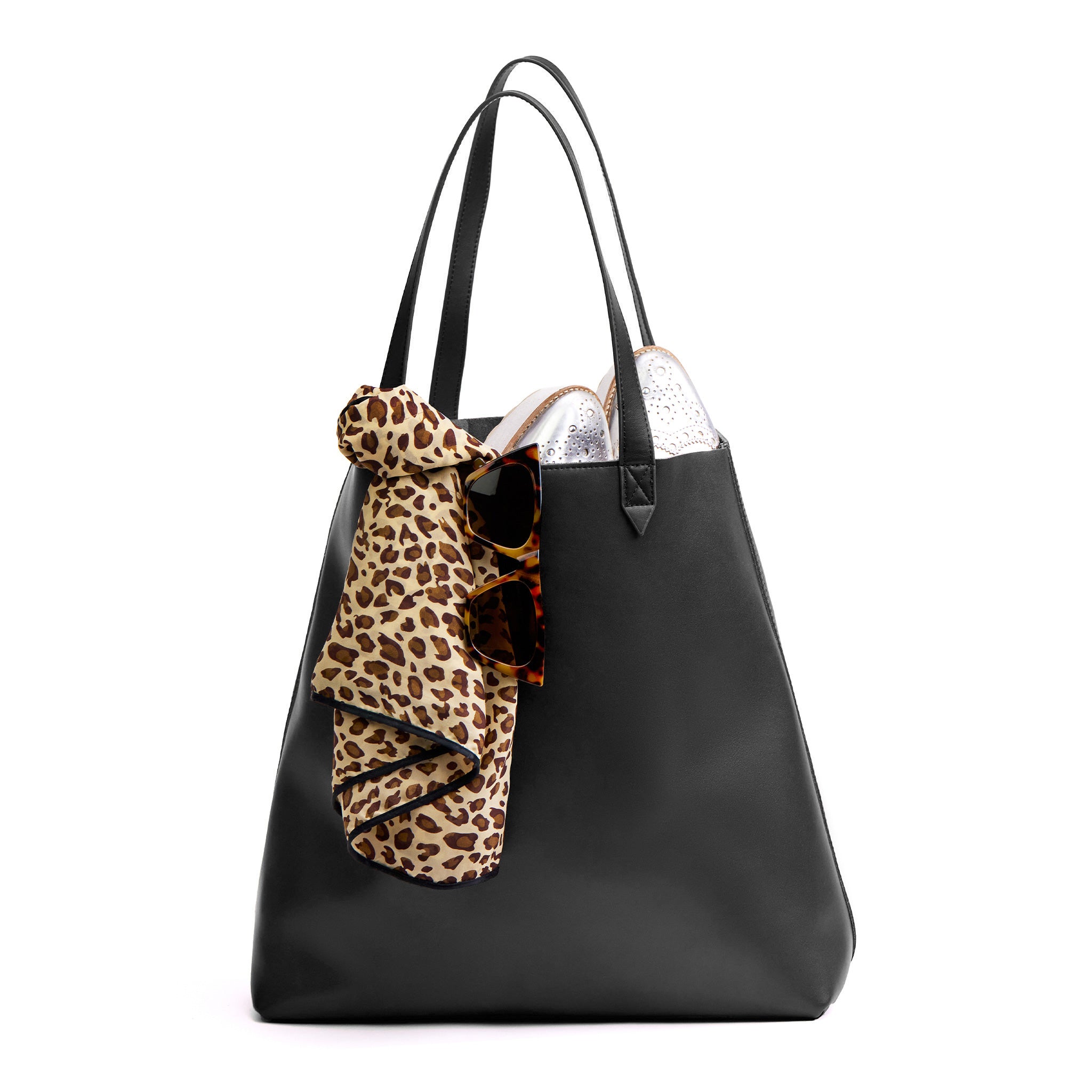 Carryall Made Easy Genuine Leather Tote 16”