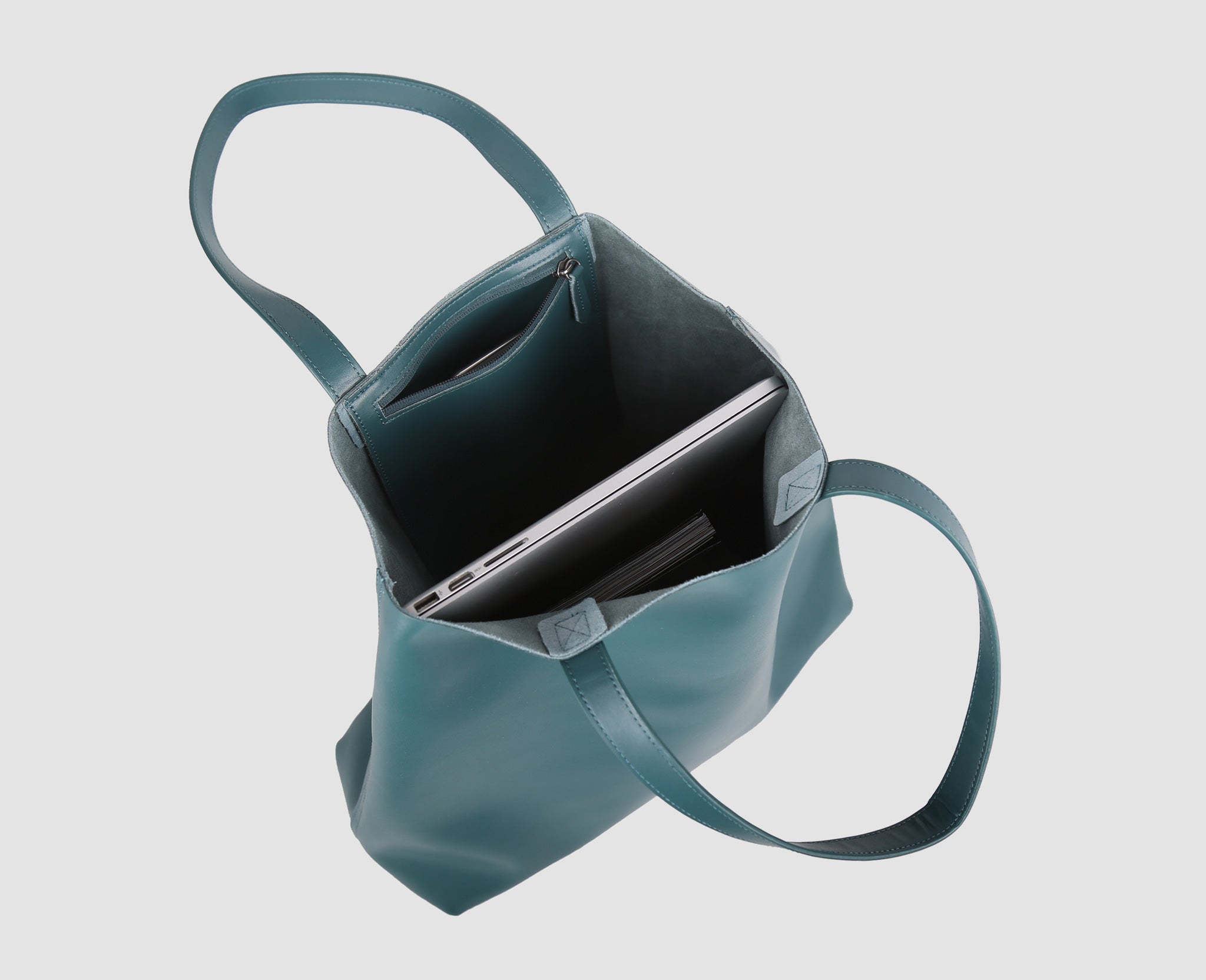 Carryall Made Easy Genuine Leather Tote 16”