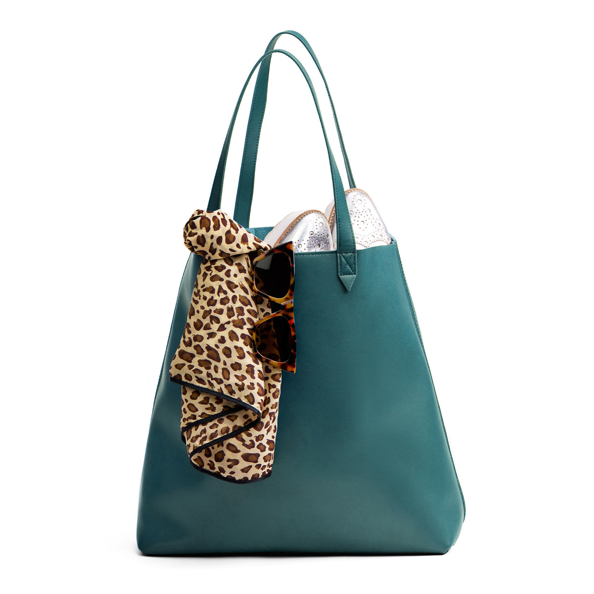 Made Easy – Genuine Leather Spacious 16" Laptop Tote - Francine Collections