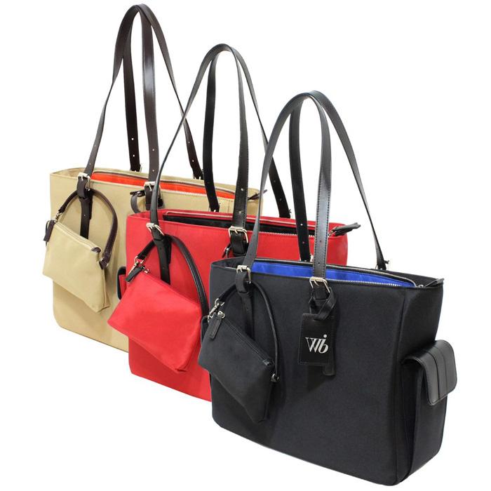 Slim Liberator 16" Laptop Tote with wrist purse - Francine Collections