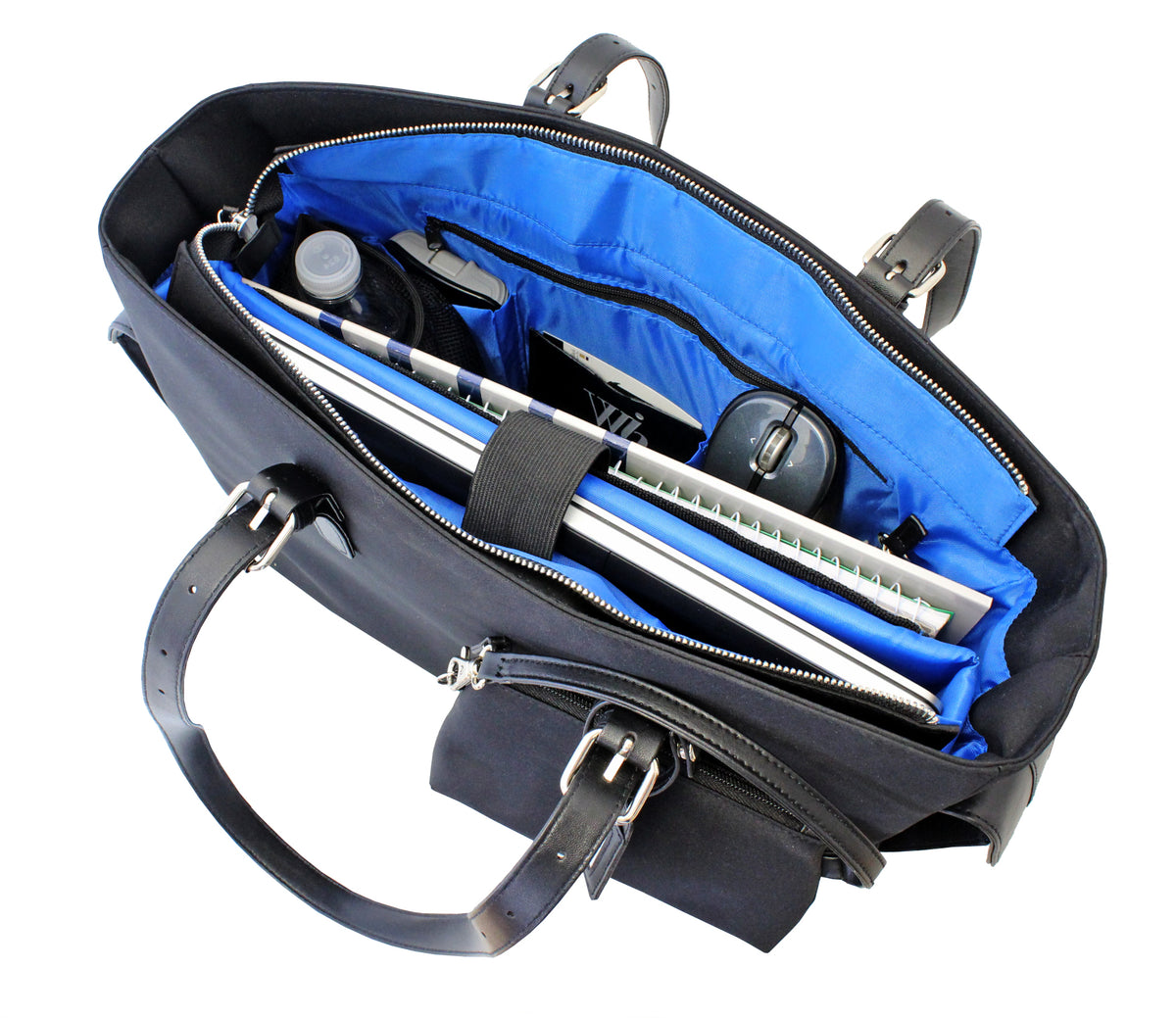 Slim Liberator 16" Laptop Tote with wrist purse - Francine Collections