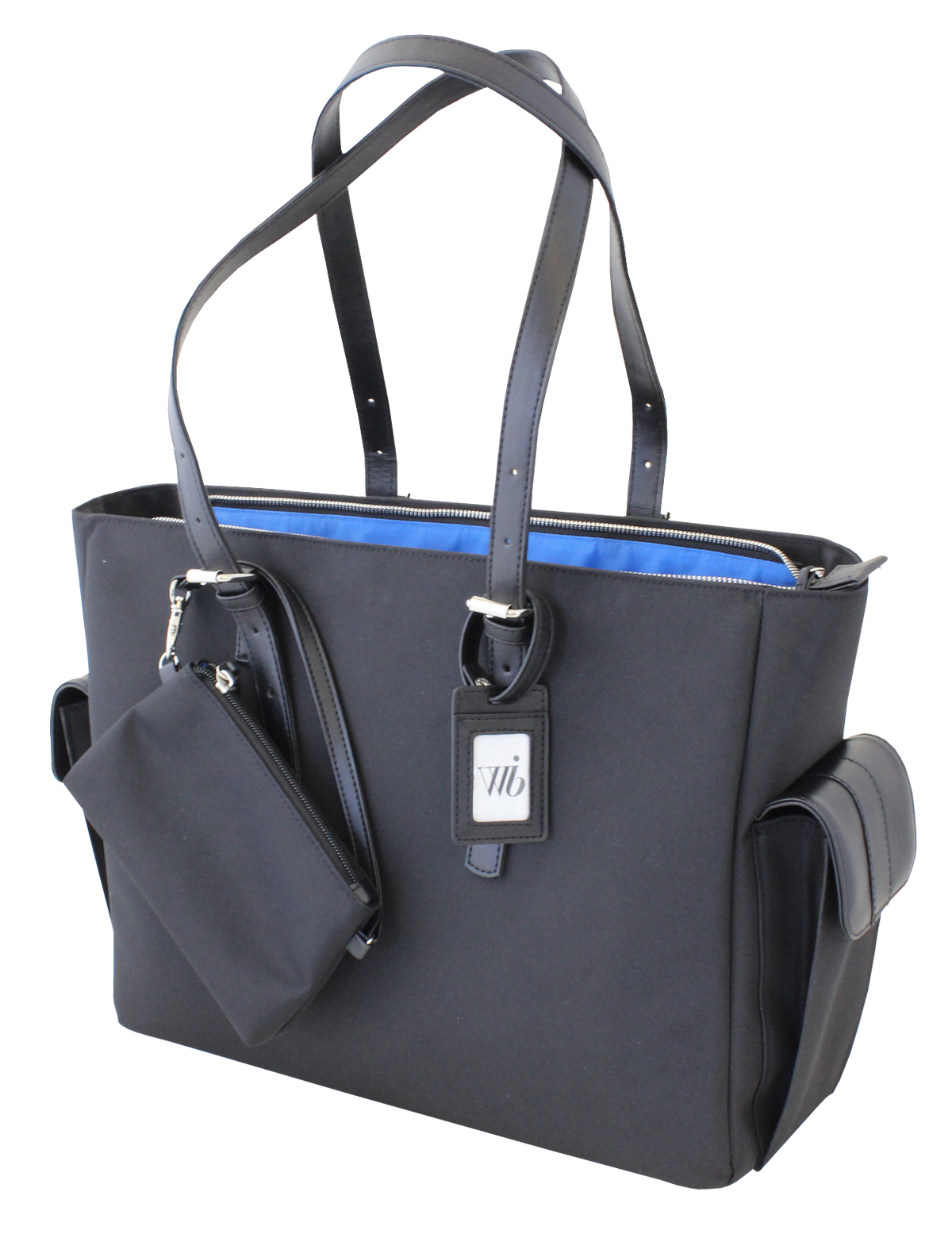 Slim Liberator 16" Laptop Tote with wrist purse - Francine Collections