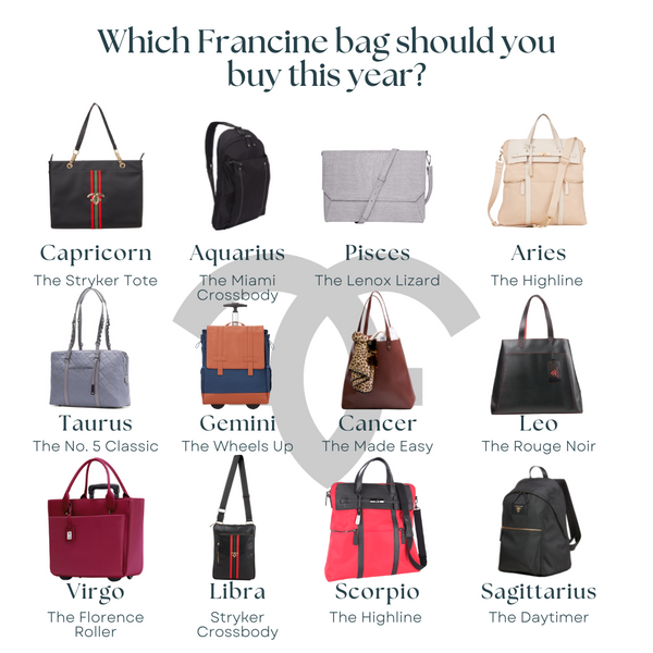 Which Francine bag should you buy, according to your Zodiac sign?