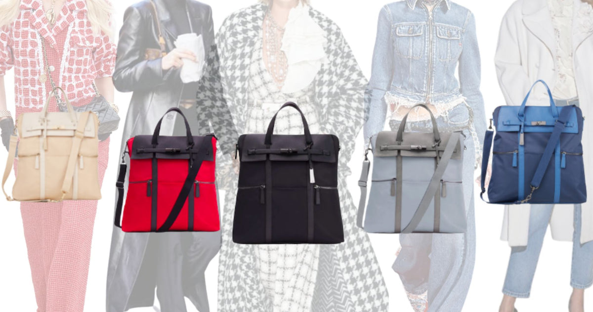 How To Wear a Crossbody Laptop Bag With Your Work Outfit - Francine Collections
