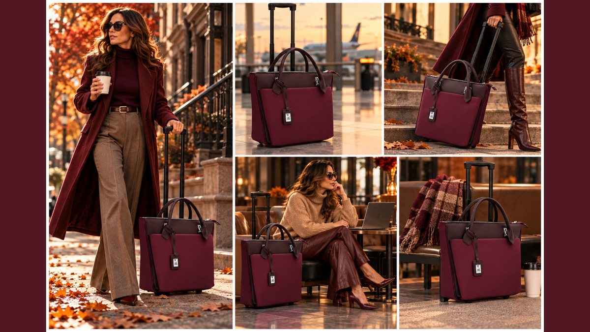 Burgundy Is Francine's Fall Power Color