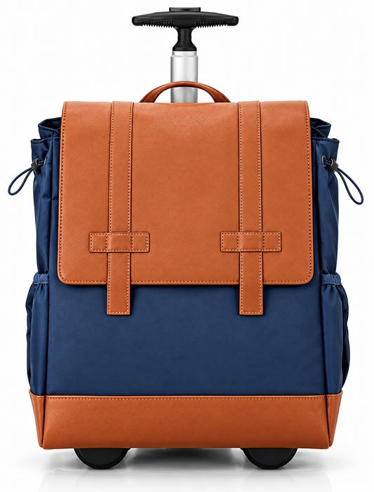 Wheels Up 16" Rolling Backpack | BLACK