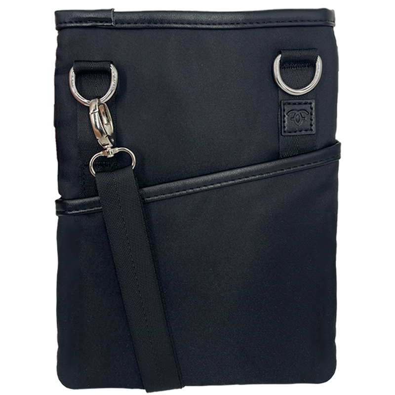 City Slim Black Crossbody Tech Bag