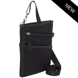 City Slim Black Crossbody Tech Bag