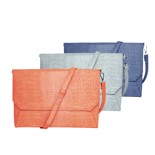 Lenox Lizard 14" Crossbody Laptop Case - Francine Collections