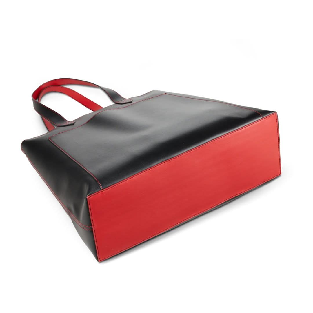 Rouge Noir Black 15" Laptop Tote With Sleeve