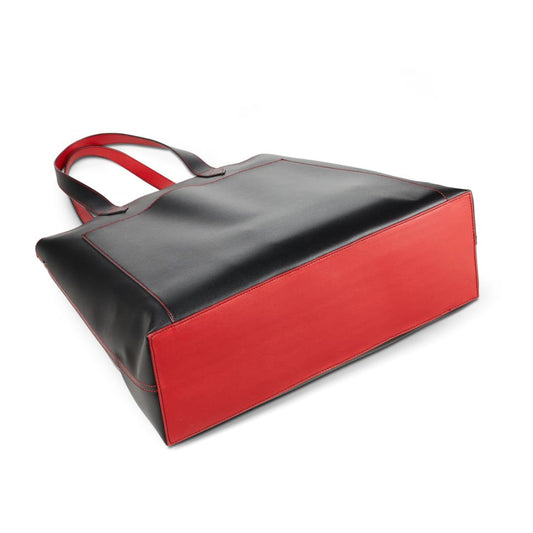 Rouge Noir Black 15" Laptop Tote With Sleeve - Francine Collections
