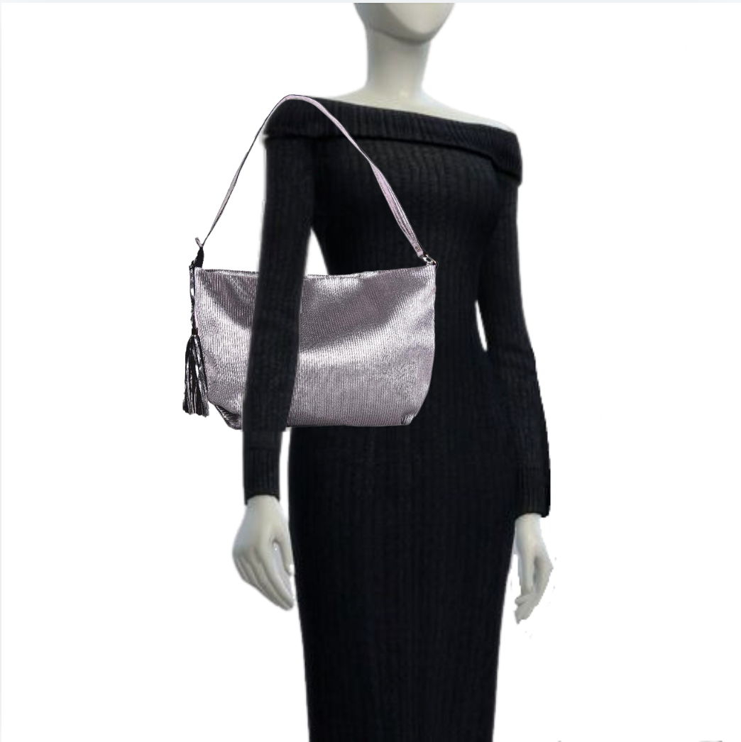 Venice Sparkle Laptop Crossbody Tote 16" - Francine Collections