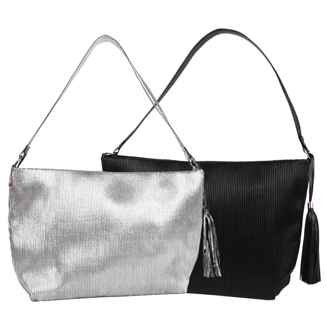 Venice Sparkle Laptop Crossbody Tote 16" - Francine Collections