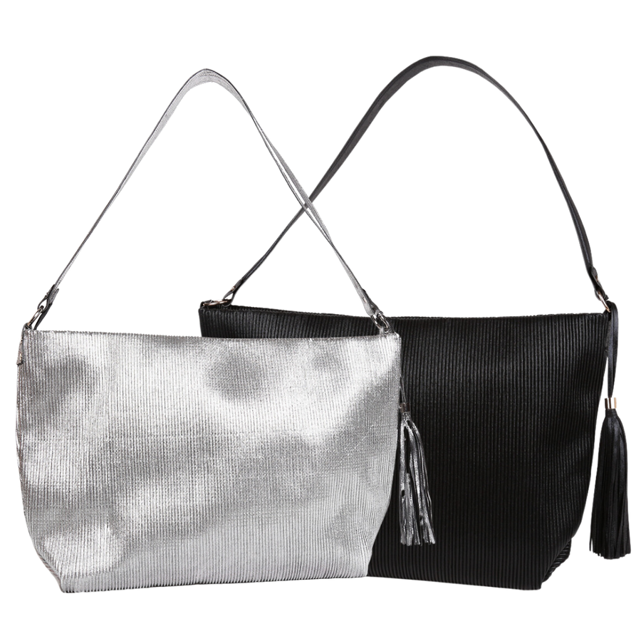 Venice Sparkle Laptop Crossbody Tote 16" - Francine Collections