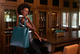 Made Easy Leather Carryall Work Tote