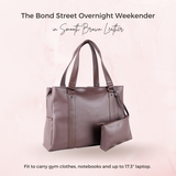 Bond Street Leather 17.3" Laptop Weekender