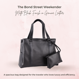 Bond Street Leather 17.3" Laptop Weekender