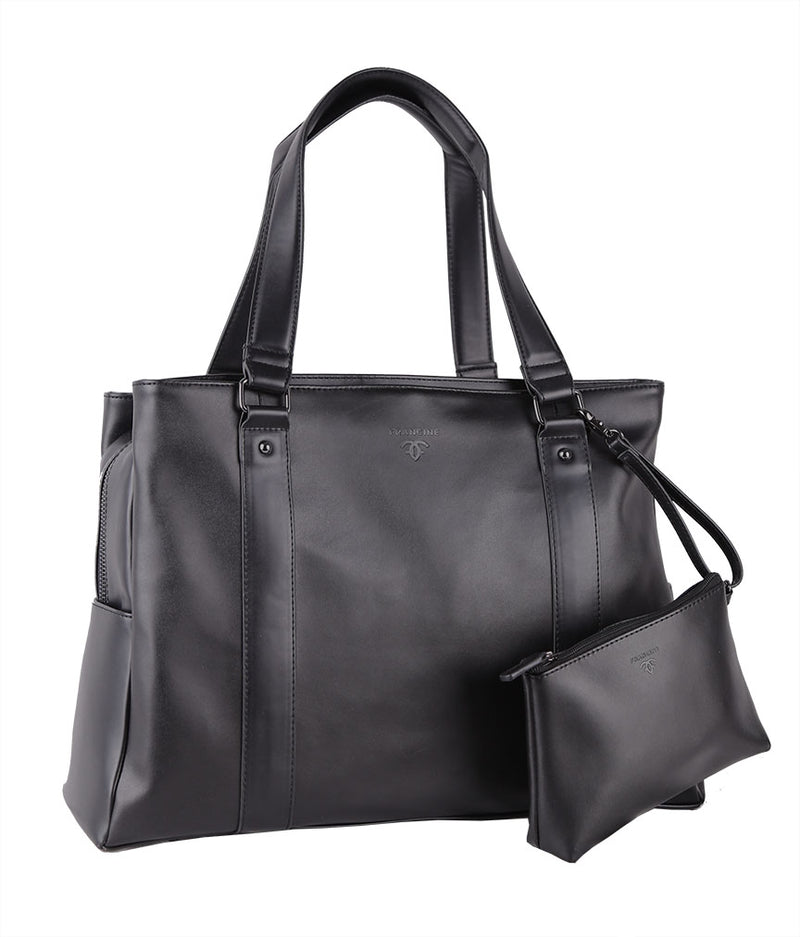 Bond Street Leather 17.3" Laptop Weekender