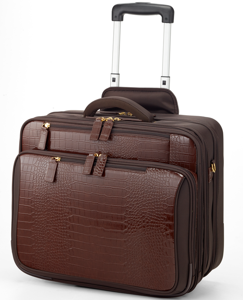 Croco Roller Laptop Bags for Women Francine Collections