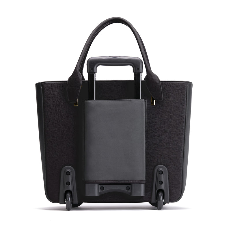 Rolling tote hotsell with handle