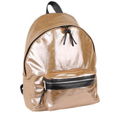 Napoli Backpack Metallic Gold | Laptop Bags for Women | Francine Collections