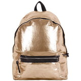 Napoli Backpack Metallic Gold | Laptop Bags for Women | Francine Collections