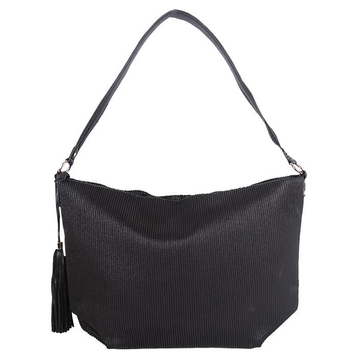 Venice Sparkles Tote Metallic Black | Laptop Bags for Women | Francine Collections