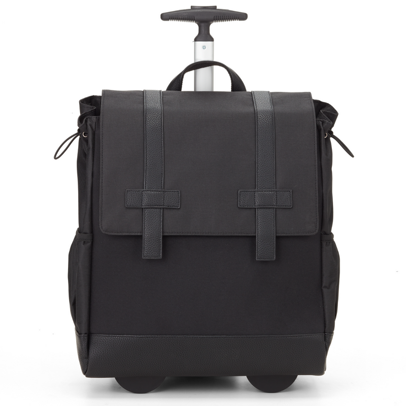 Roller top laptop backpack