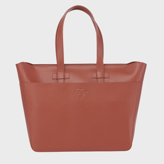 Indiana Vegan Leather Zipper Tote