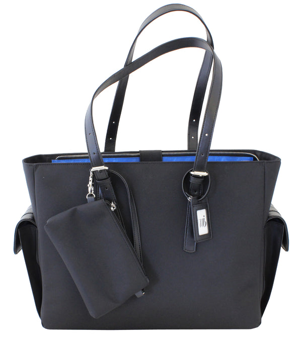 .com: Franklin Covey Women's Business Laptop Tote Bag - Black