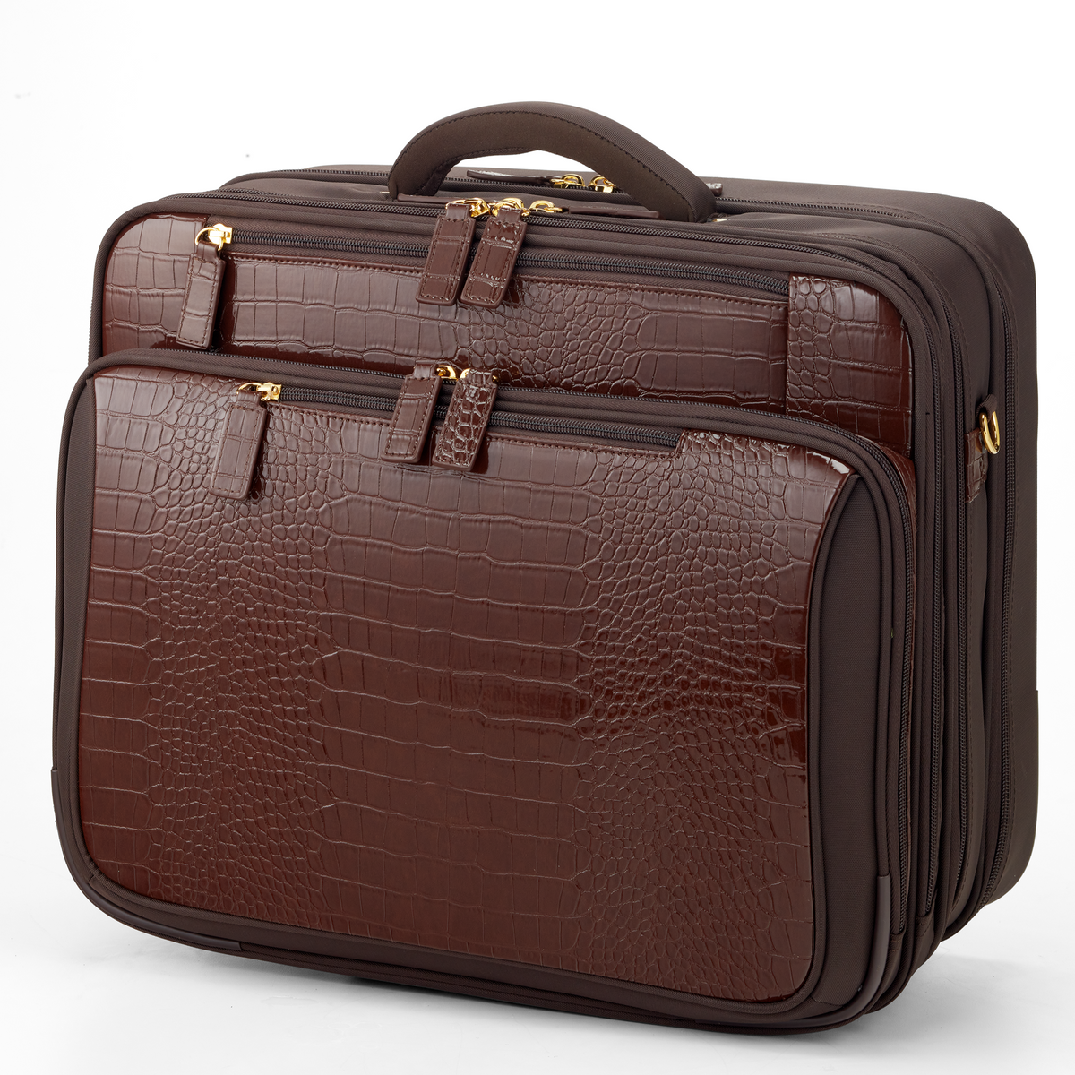 Croco All In One Rolling Overnighter