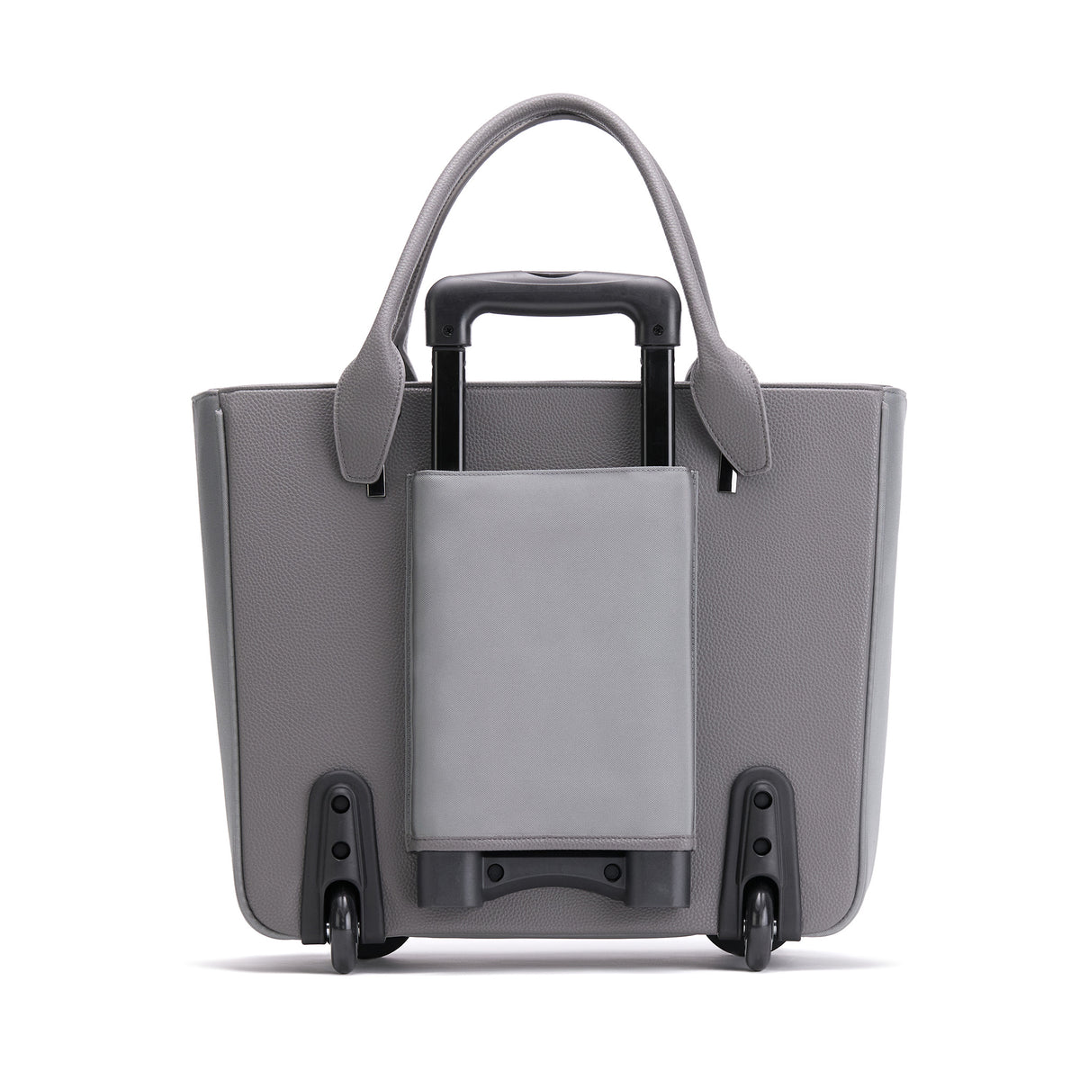 Florence - 17" Rolling Laptop Bag - Grey - Francine Collections
