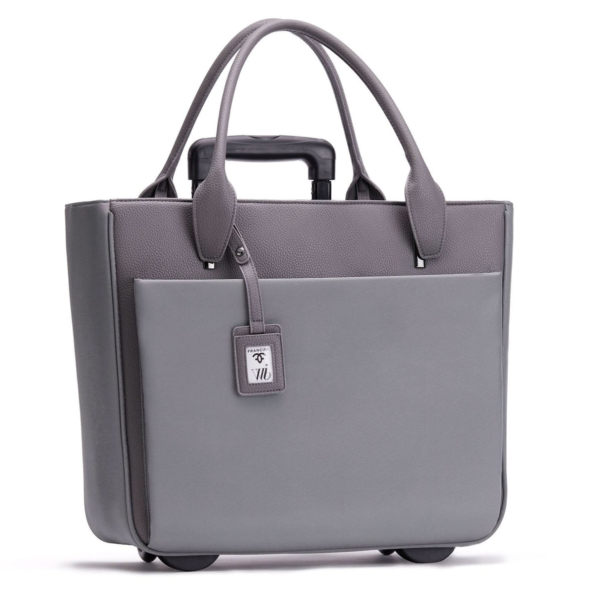 Florence - 17" Rolling Laptop Bag - Grey