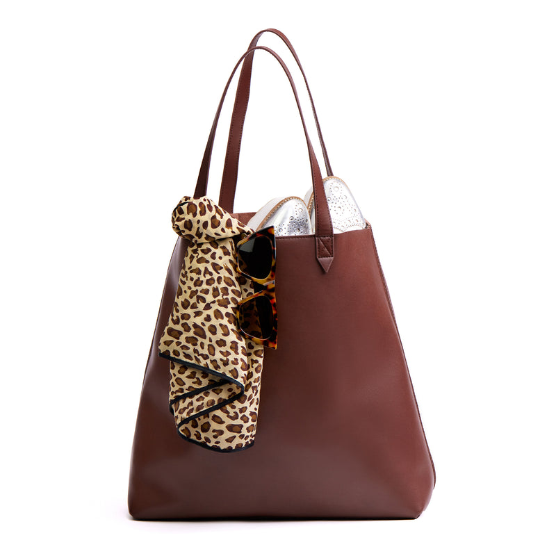 Made Easy Leather Carryall Work Tote