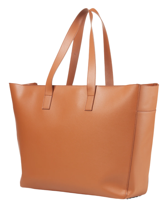 Indiana Vegan Leather Zipper Tote - Francine Collections