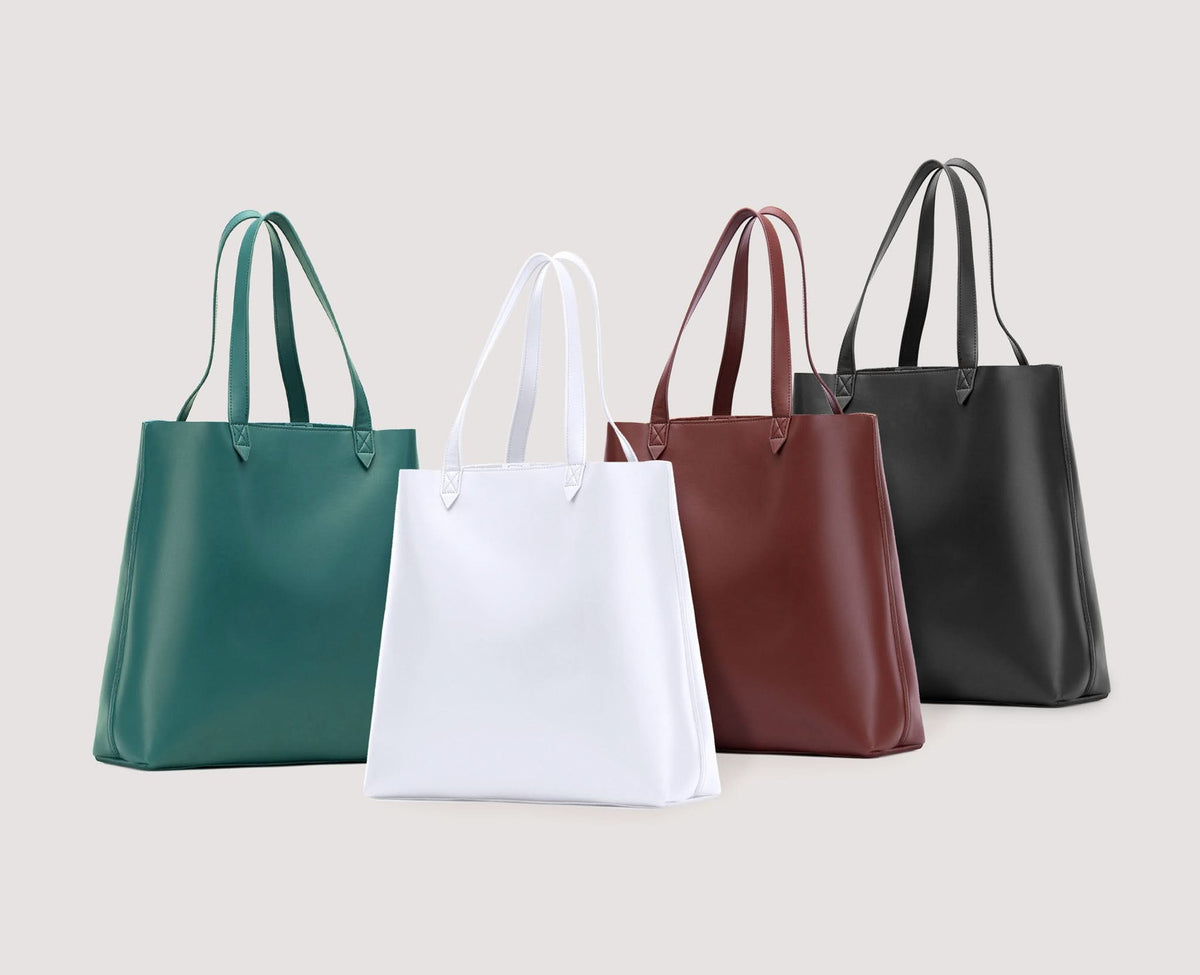 Made Easy – Genuine Leather Spacious 16" Laptop Tote