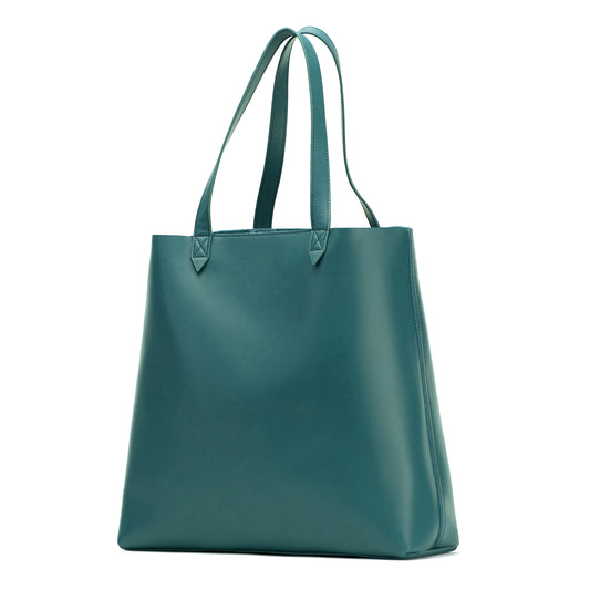 Made Easy – Genuine Leather Spacious 16" Laptop Tote - Francine Collections