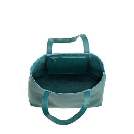 Made Easy – Genuine Leather Spacious 16" Laptop Tote - Francine Collections