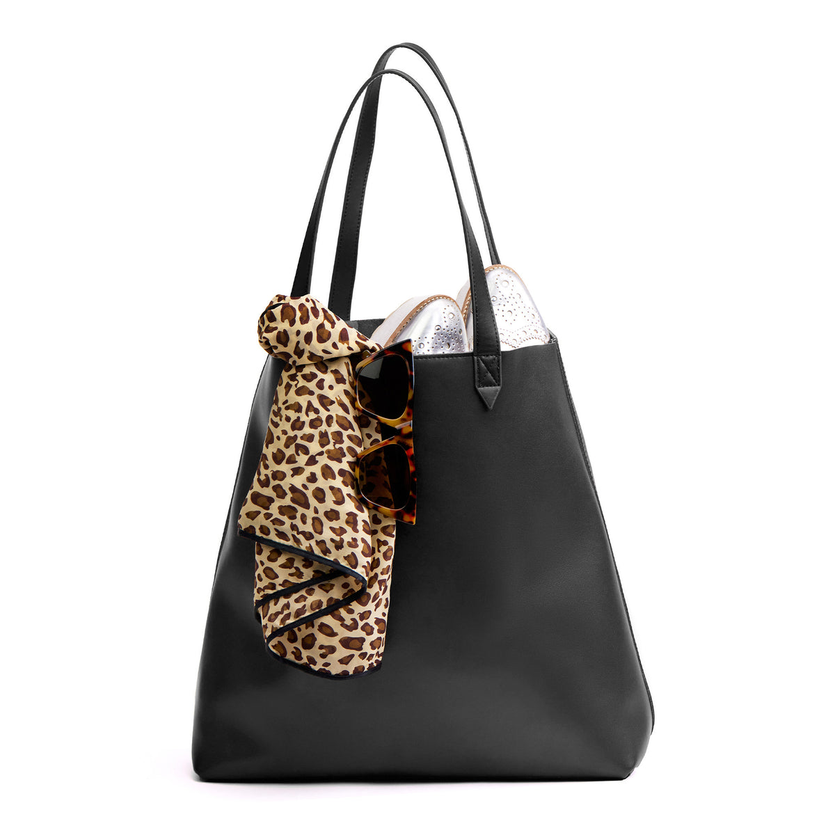 Made Easy – Genuine Leather Spacious 16" Laptop Tote - Francine Collections