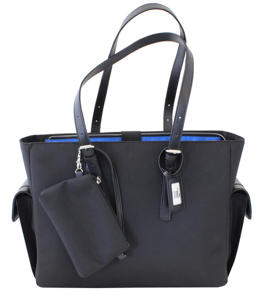 Slim Liberator 16" Laptop Tote with wrist purse - Francine Collections