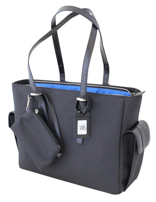 Slim Liberator 16" Laptop Tote with wrist purse - Francine Collections