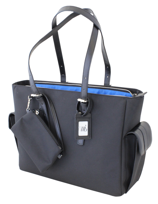 Slim Liberator 16" Laptop Tote with wrist purse - Francine Collections