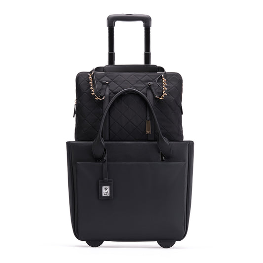 The No. 5 Classic 15” Laptop Tote - Francine Collections